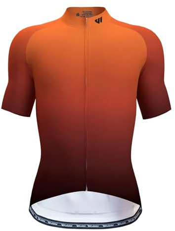 Lo.gas Radtrikot Herren Kurzarm - Rennrad Trikot Herren Reißverschluss mit Taschen, Sommer Atmungsaktiv