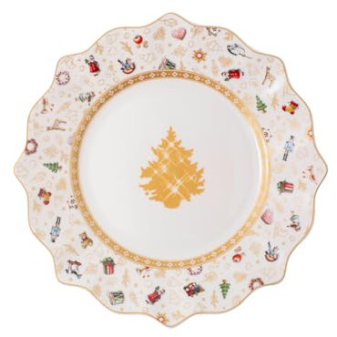 Villeroy & Boch Toys Delight Frühstücksteller, Jubiläumsedition, Premium Porcelain, weiß, 24 cm, bunt, 14-8585-2644