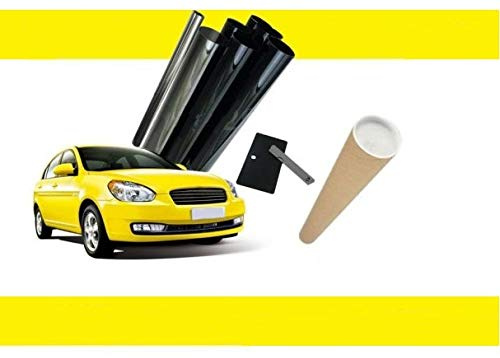 3m x 76cm Film Solaire Teinté Noir 15% VLT Pellicule de Qualite pour Vitre Fenêtre Voiture Bâtiment 300cm x 76cm