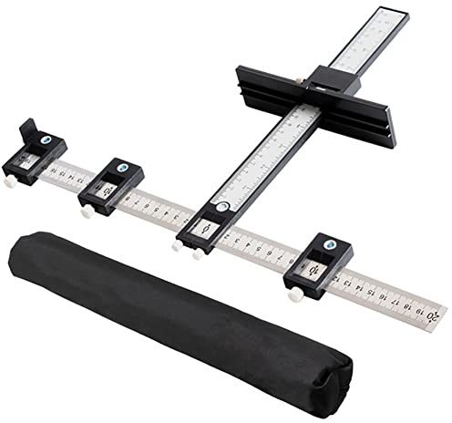 Joywayus Drill Punch Locator Cabinet Hardware Jig New Black Template Woodworking Accurate Drilling Tool