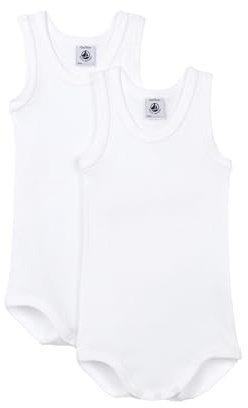 Petit Bateau Baby pojkar ärmlösa bodys (2-pack), Variant 1, 0-3 månader