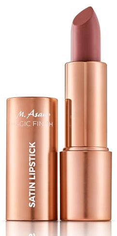 M. Asam Magic Finish Lippenstift Satin Hazelnut-Heaven (4g) – schöne Lippen in cremig-nussigem Nudeton, 4-in-1: Volumen-Peptid, Lippenpflege, Feuchtigkeit & Haltbarkeit, verschönertes Lippenvolumen