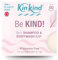 KinKind Barre de shampoing - Barre de shampoing et de gel douche solide Be KIND sans parfum pour cuir chevelu sensible Barre de shampoing naturelle