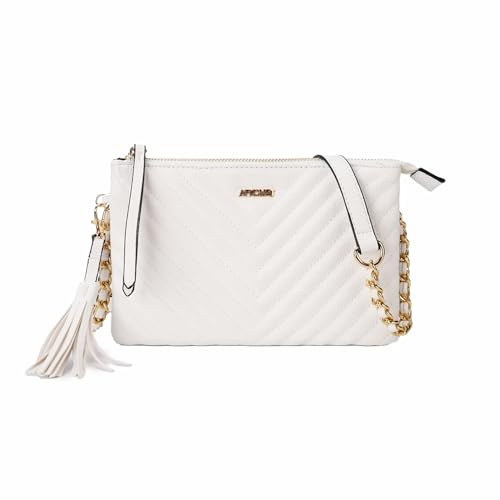 Gladdon Små axelväskor för kvinnor crossaxelväskor clutch axelväska kvinnor cross-body-väskor Sling Messenger Bag Cossbody mobilväska, Beige, crossbody