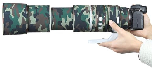 ONCFOTO Wasserdichter Objektiv, Camouflage-Mantel für Canon RF 200–800 mm F6.3–9, Kameralinse, Regenschutzhülle, militärgrün