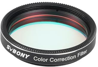 SVBONY SV231 Filtro di correzione del colore, filtro telescopico da 3,2 cm, filtro lunare per visione planetaria e astrofotografia, corregge l'aberrazione cromatica dei bordi per migliorare chiarezza