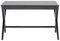 möbelando Schreibtisch >Writex< in schwarz, MDF - 120x75x60cm (BxHxT)