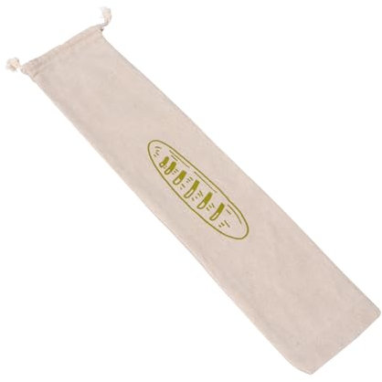 KICHOUSE Organic Cotton Bread Bag Unbleached Loaf Bag Drawstring Pouch for Storage Muslin Drawstring