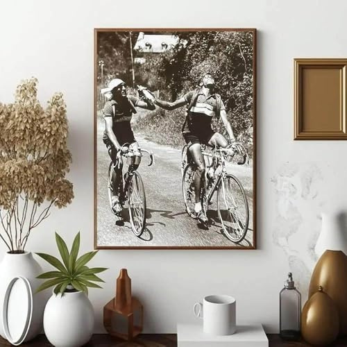 WSJIJY Leinwanddruck Tour De France Fotografie, Radsport, Rennrad, Kunstposter, Leinwandbild, Wanddruck, Bild, Ideal Für Wohnzimmer, Heimdekoration, Geschenk, 70 X 100 cm, Ohne Rahmen