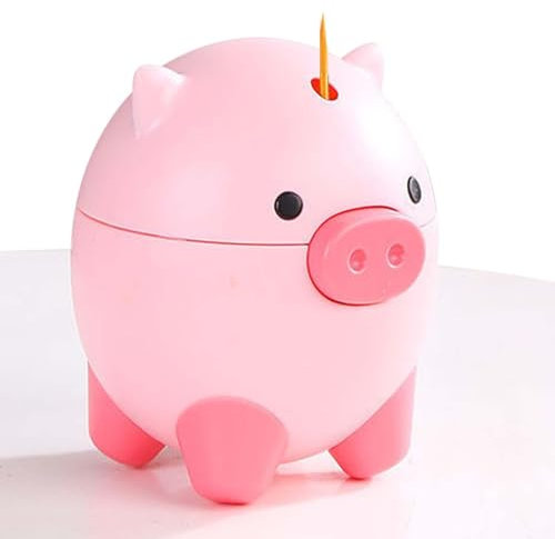 Generico Dispensador automático de platos bonitos – Porta aperitivos | Porta aperitivos con forma de cerdo lindo | Caja porta aperitivos para casa, cocina y restaurante