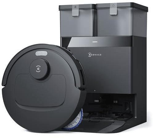 ECOVACS Robot aspirapolvere DEEBOT N8, 2-in-1 Aspira e Lava,modalità Max+,2300 Pa, Pulizia Personalizzata,Mappatura multilivello, Barriere virtuali, Controllo App & Alexa