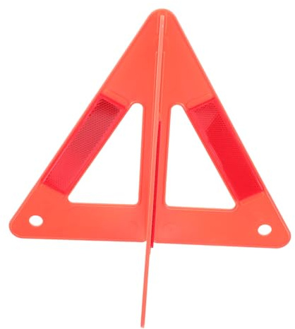 ARTSEWPLY Triángulo de Seguridad Reflectante para Coche Kit de Emergencia Vial y Resistente Señal de Advertencia Estable para Carretera y