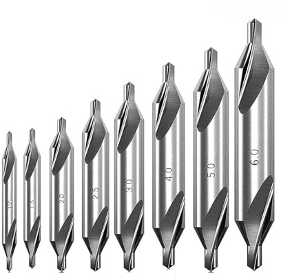 GZHXF Kit de brocas avellanadas de 60 grados for tornos de metalurgia (1/1,5/2/2,5/3/4/5)