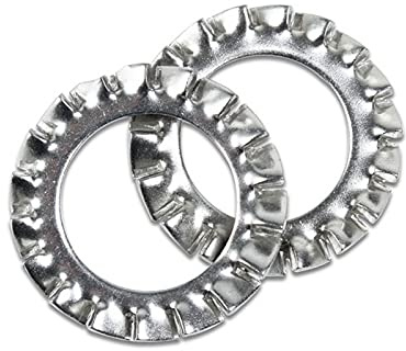 Rondelle di bloccaggio a stella, Rondelle di sicurezza dentate antiurto in acciaio inossidabile 304 M3-M16(M14(10pcs))