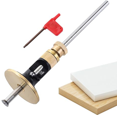 Medidor de marcado de ruedas - Dispositivo de trazado para carpintería | Herramienta de medición de diseño, accesorio para manualidades de carpintería, equipo de taller, ayuda para proyectos de bricol