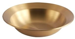 LOVSSU Olla De Acero Inoxidable Plato Redondo Grueso Plato De Verduras Plato De Sopa Plato Hondo Plato De Ensalada De Pasta(Color2-30CM)