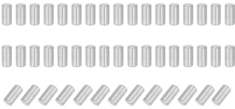 QUARKZMAN 110Stk Dübel 4mm x 8mm Regalstift 304 Edelstahl Regalhalter Für Regale Schränke Möbel Vernickelt Silberfarben Beschichtet Silberton