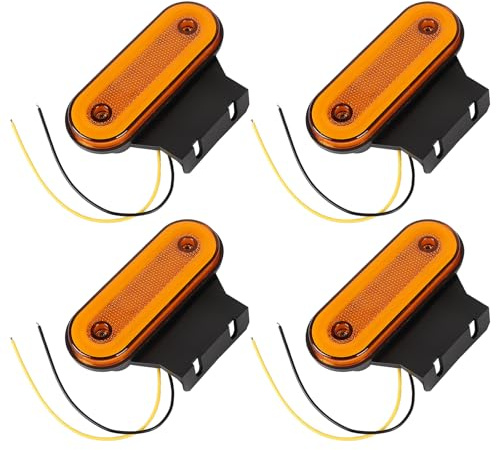 CPROSP 4 pcs Seitenmarkierungsleuchten mit Halterung 115 x 45 mm