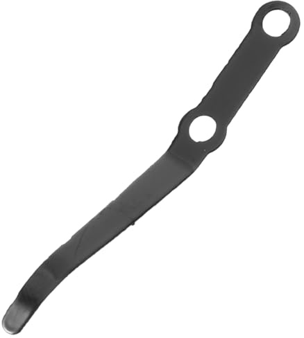 Brazo de Tocadiscos Negro de Aleación de Zinc Vintage | Pieza de Fonógrafo, Diseño Metálico, Recambio para Equipos Antiguos, Uso Cómodo y Fiable