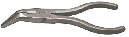EGAMASTER 38144 - Alicate telefonista boca curva 200 mm mango inoxidable