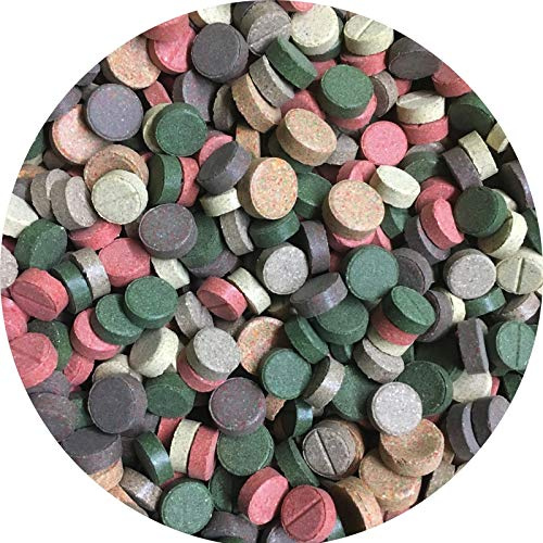 Fischfuttertreff Futtertabletten TABLETTENMIX Hafttabletten Tablettenfutter Zierfisch 7 Sorten (500ml)