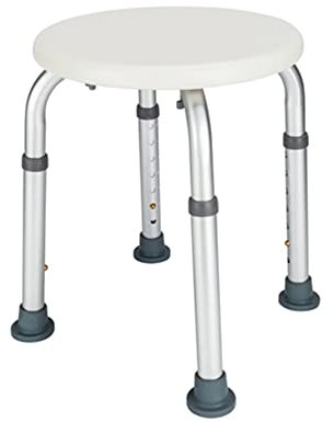 Outvita Chaise de Douche Ergonomique réglable en Hauteur - Siège de Salle de Bain avec Capacité Maximale de 150 kg - Dimensions 32 x 32 x 51 cm