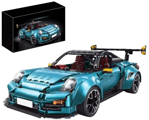 Technik Auto für Porschor GT2 RS, 3389-tlg, Mit Originalverpackung | 1:8 Groß Auto Modellbausatz, MOC Klemmbausteine Rennauto Modell Set, Automodell Sammlerstück Geschenk für Autofans