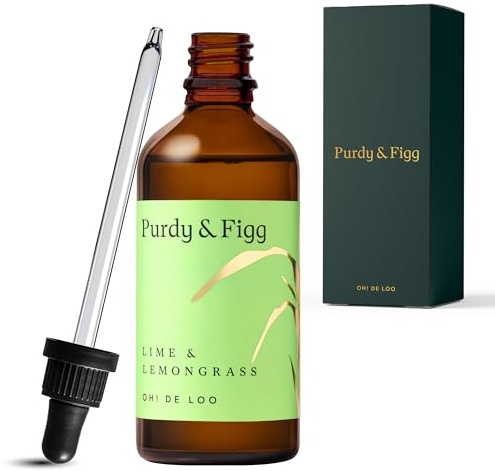 Purdy & Figg Oh! de Loo Bathroom Freshener | Lime & Lemongrass | 90ml