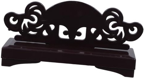 GOOHOCHY Folding Fan Stand Plastic Sturdy Fan Holder Display Base for Home and Office