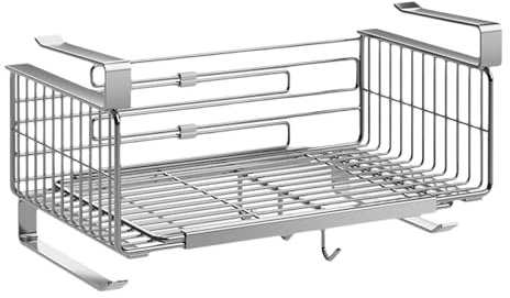 Peakjune Panier de Rangement Extensible sous étagère,Organiseur de Tiroir Suspendu sous Armoire,Panier à Tiroir Coulissant Suspendu,économise de l'espace Armoire à Chaussures,pour Rangement organisé