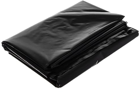 Revestimiento impermeable resistente para estanques de peces y jardines acuáticos, disponible en 2 x 6 m, 4 x 4 m, 5 x 8 m, 6 x 10 m, color negro (2 x 2 m, 2 x 2,5 m)