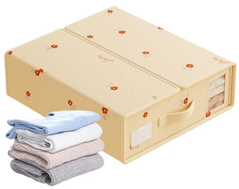 Generisch Sistemas de almacenamiento de ropa de cama y soluciones de almacenamiento - Contenedores de almacenamiento para ropa de cama | Contenedores grandes con asa para edredones Queen King Tamaños
