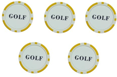 TQUXNGA Golfs Marker Con Cap Hat Clip Aiuto Allenamento Adesivo Epossidico Marcatore Palla Marcatore Golf Accessori Campo da Golf Essenziale