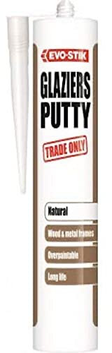 EVO-STIK Glaziers Putty Natural - 280ml - Gun Grade Acrylic Glazing Putty