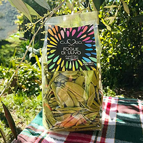 Hojas de olivo verdes artesanales Cuvea, 500 g