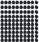 M6 Cap Nuts, 100 Pcs Black Nylon Acorn Dome Head Hex Nuts, Thread Bolt Caps Nuts, Protector Covers for Screws Bolts