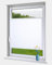 OBdeco Plissee Rollo Klemmfix ohner Bohren lichtdurchlässig Crushed Optik Faltrollo für Fenster und Türen Easyfix Weiß 100x100cm