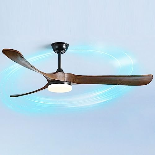 IBalody Ventilatore remoto Silenzioso Ventilatore da soffitto Grande per Interni Luce Ventilatore da soffitto con temporizzazione a 6 velocità con Luce a LED per Camera da Letto Soggiorno Ristorante