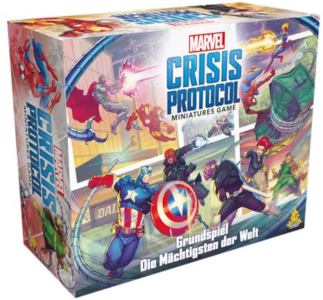 Atomic Mass Games, Marvel: Crisis Protocol, Grundspiel, Tabletop, 2 Spieler, Ab 14+ Jahren, 90-120 Minuten, Deutsch