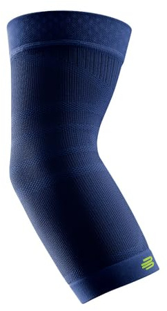 BAUERFEIND Armbågsärm Sport kompression armbågsstöd, 1 unisex armbågsbandage med kompression, för basket, friidrott och för boll- och slagsporter, höger och vänster