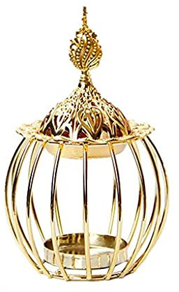 Metall-Räuchergefäß, Eisen-Kunst-Räucherstäbchenhalter, Goldener Turm, Kerzenständer, goldenes Metallporzellan-Räuchergefäß, Haus, Yoga-Studio