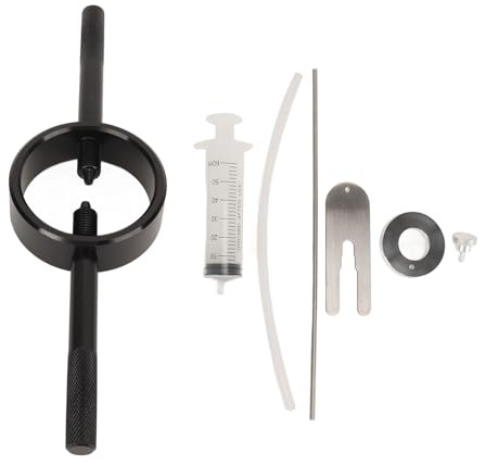 Kit D'outils D'huile de Fourche, Kit D'outils D'entretien de Fourche de Moto, Outil Universel de Niveau D'huile de Fourche de Haute Précision et Ensemble de Compresseur de