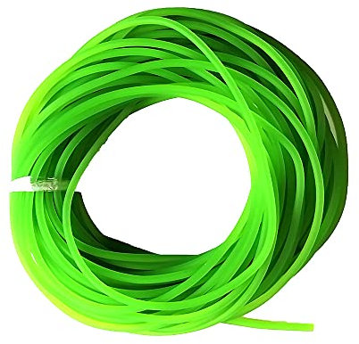 DUERDU 10 Meter Durchmesser 2mm / 2,2 mm / 2,5 mm / 3mm / 3,5mm einfach traditionelles massives elastisches Gummi-Seil gebundene Angelschnur // 27 (Color : Green 2.2mm)
