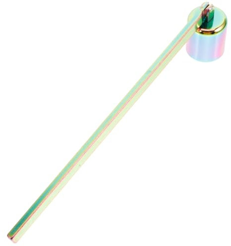 VINTORKY Candle Snuffer Cap Wiederverwendbarer Kerzenlöscher Aus Edelstahl Mit Langem Griff Geeignet Für Teelichter Und Aromatische Kerzen Sicheres Löschen Von Dochten Elegantes