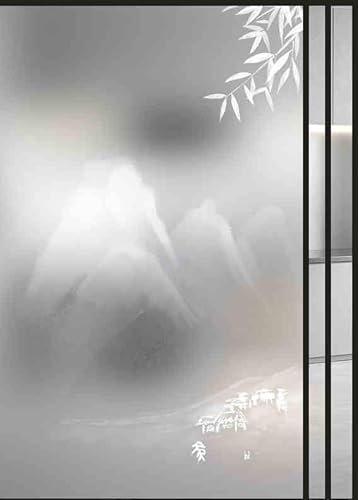 Film Fenetre Anti Regard Mont Feuilles Blanches Film Opaque Vitrage Vitre Occultant Fenêtre Brise Vue Fenetre Anti Regard pour Salle de Bain Cuisine Bureau 45x90cm/1 Pcs