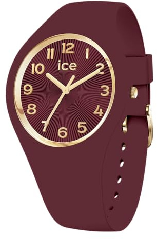 Ice-Watch – Ice Champagne – Damenuhr mit Silikonarmband (Small 37)
