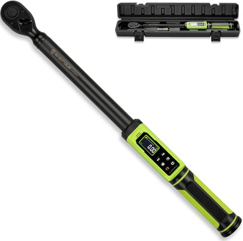 SHINTOUR Digital Torque Wrench 1/2 Drive-3-200N.m for Auto Car Motorcycle