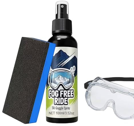 Generico Anti-buée pour lunettes | 100 ml Spray pour vision claire - pour la pratique de la natation | pour homme, maison, salle de bain, intérieur extérieur, froid, ski, plongée