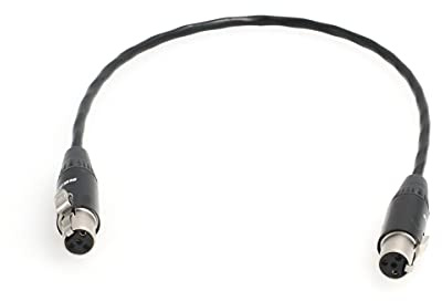 SZRMCC TA4F Mini XLR 4 Pin Female to TA4F Mini XLR 4 Pin Female Pro Audio Cable for Camera Microphone (30cm)