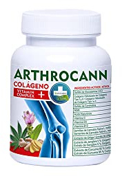 ARTHROCANN COLÁGENO VITAMIN COMPLEX + · Complemento alimenticio natural de cuidado articular, 60 unidad, 1